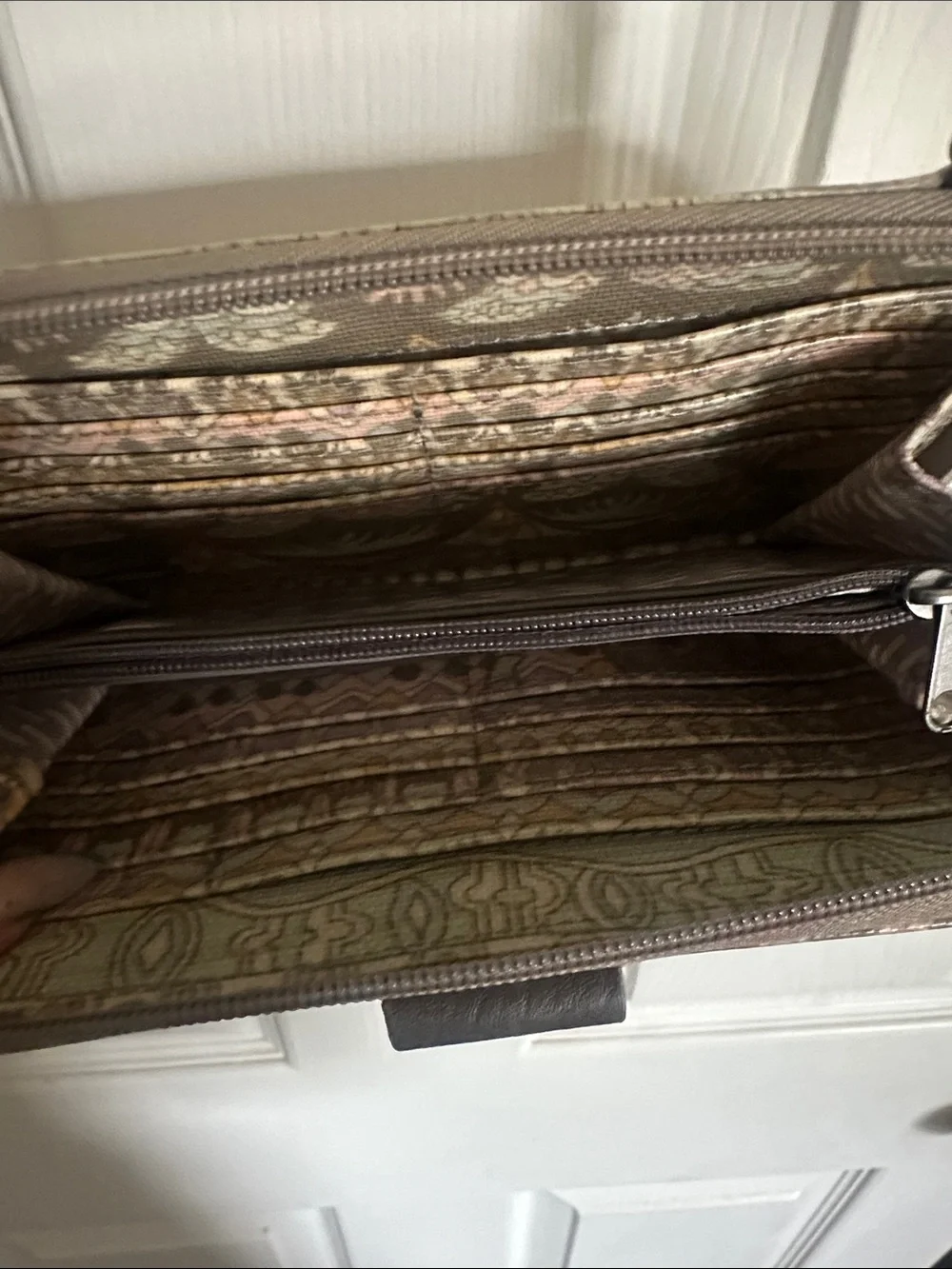 Boho Pattern Convertible Crossbody Wallet - Picture 4 of 4